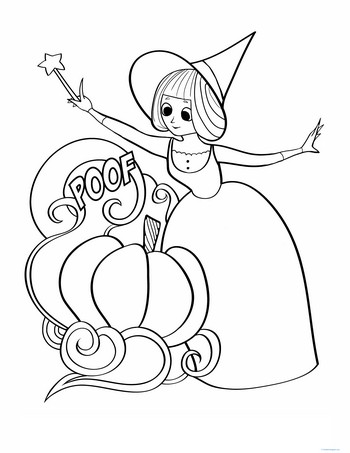 Color the Fairy Godmother