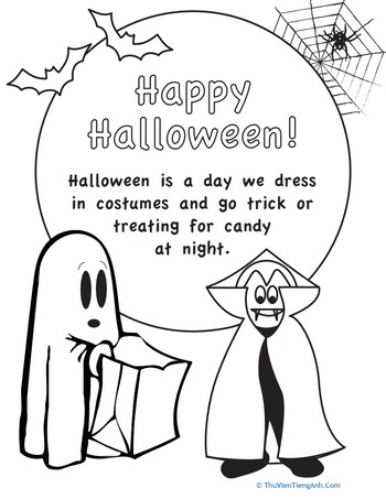 Color the Halloween Picture