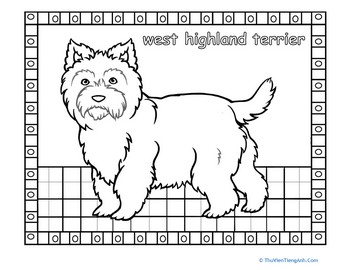 Color the West Highland Terrier
