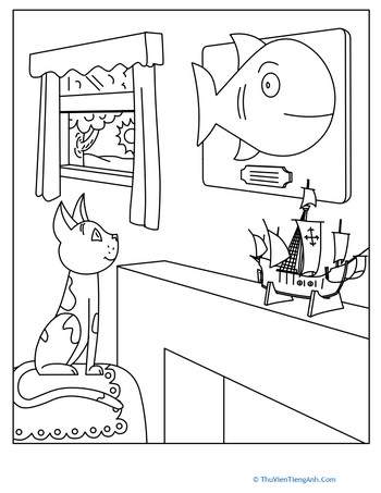 Color the Hungry Cat