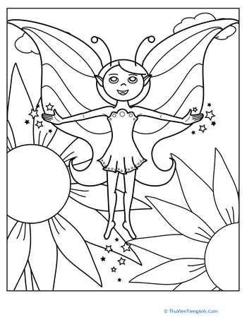 Color the Magic Star Fairy