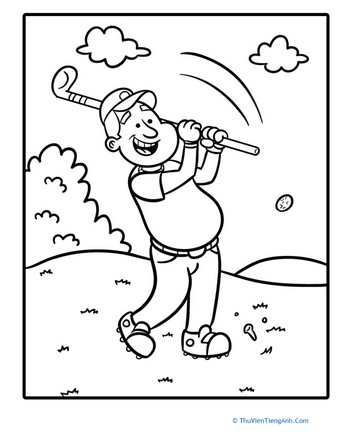 Color the Golfer