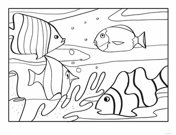 Color the Tropical Fish