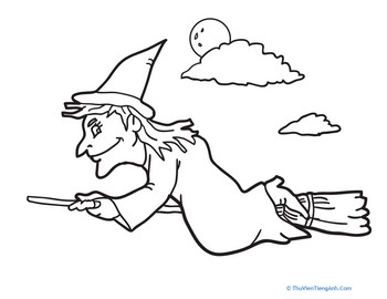 Wicked Witch Coloring Page