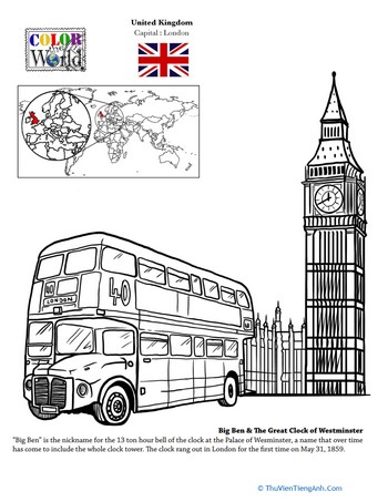 London Coloring Page