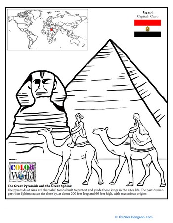 Egypt Coloring Page