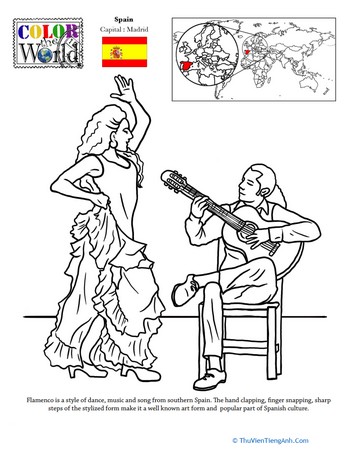 Color the World! Flamenco