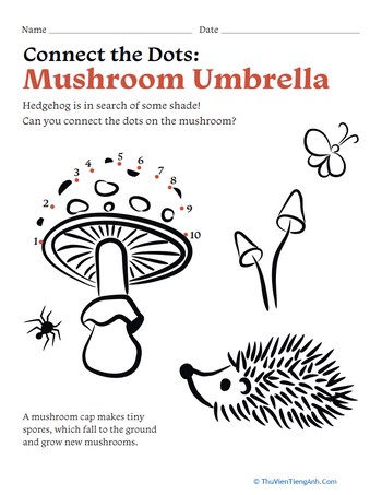 Connect the Dots: Mushroom Umbrella