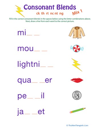 Phonics: Consonant Blends 1