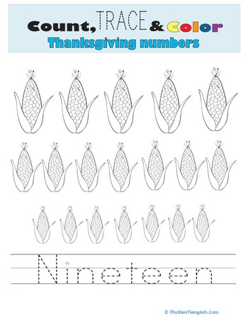 Count, Trace, and Color: Nineteen