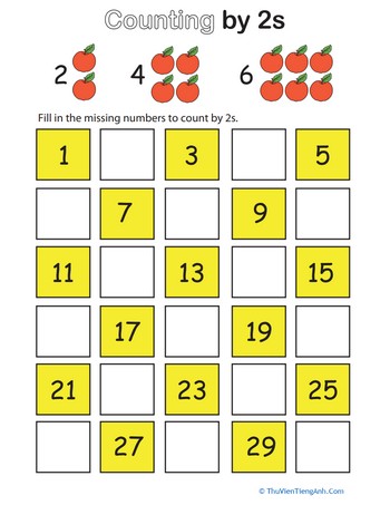 Counting by 2s