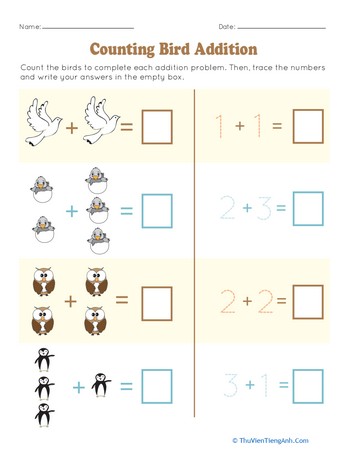 Counting Bird Addition