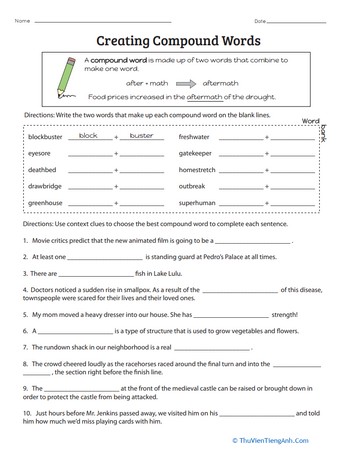Creating Compound Words