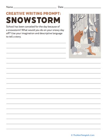 Creative Writing Prompt: Snowstorm