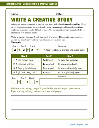 Creative Writing Exercise