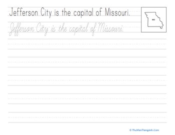 Cursive Capitals: Jefferson City