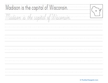 Cursive Capitals: Madison