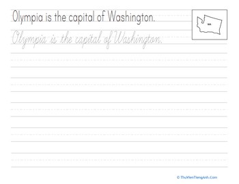 Cursive Capitals: Olympia