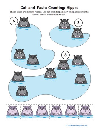 Cut-and-Paste Counting: Hippos