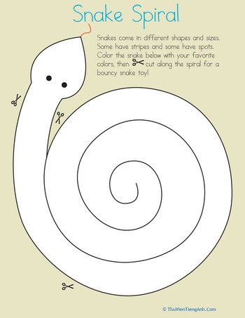 Cutting: Snake Spiral