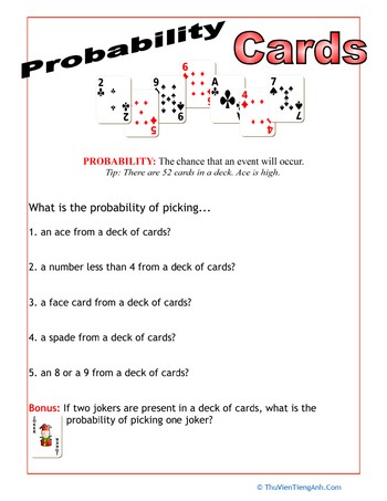 Deck of Cards Probability