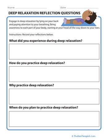 Deep Relaxation Reflection Questions