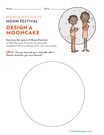 Design a Mooncake for Moon Festival