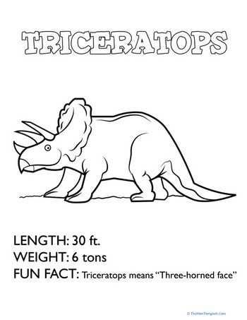 Terrific Triceratops