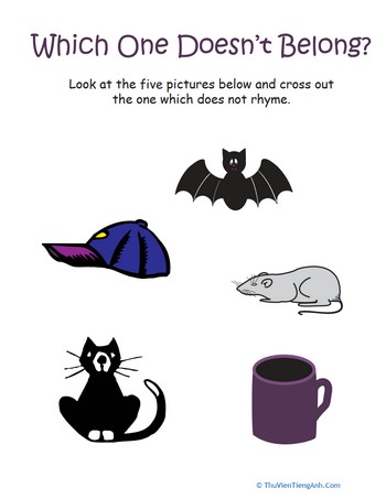 Words That Rhyme with “Bat”: Which One Doesn’t Belong?