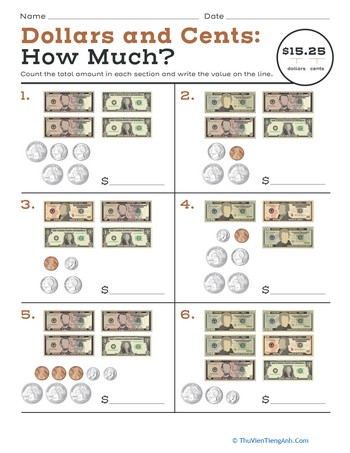 Dollars and Cents: How Much?