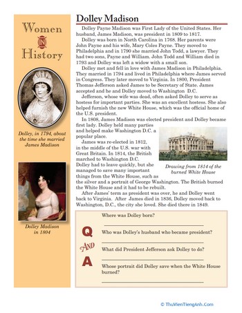 Women in History: Dolley Madison