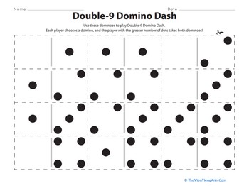 Double-9 Domino Dash