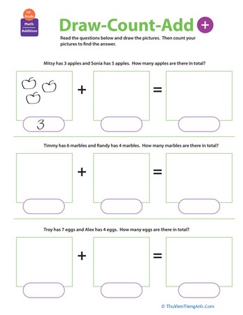 Simple Addition Word Problems