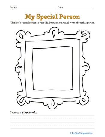 About Me: My Special Person