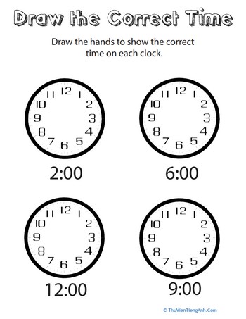Draw the Correct Time II