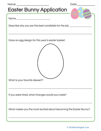 Easter Bunny Application