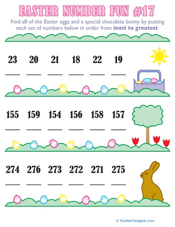 Easter Number Fun #17