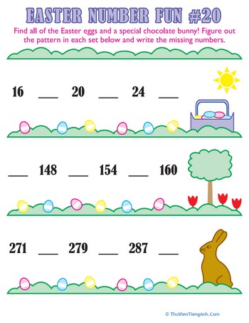 Easter Number Fun #20