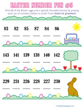 Easter Number Fun #5