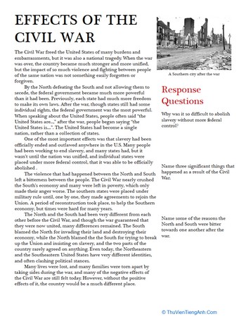Effects of the Civil War