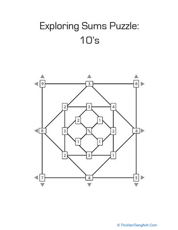 Addition Puzzle: 10s