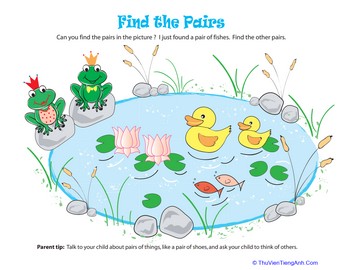 Find the Pairs: Pond Friends