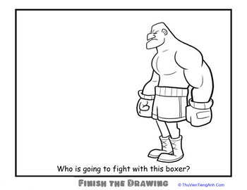 Finish the Drawing: Who is Fighting This Boxer?