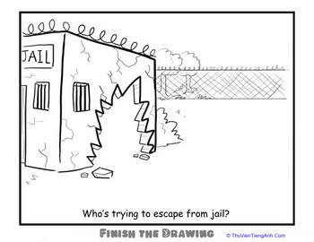 Finish the Drawing: Who’s Escaping From Jail?