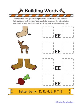 Create Words with Letters