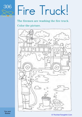 Color the Fire Truck!
