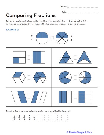 Fraction Fundamentals: Comparing Fractions