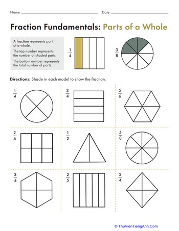 Fraction Fundamentals: Part of a Whole