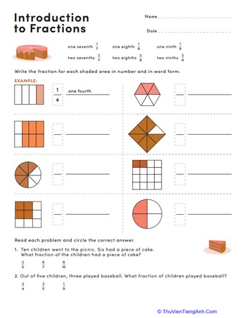 Introduction to Fractions