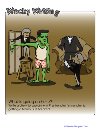 Frankenstein Writing Prompt